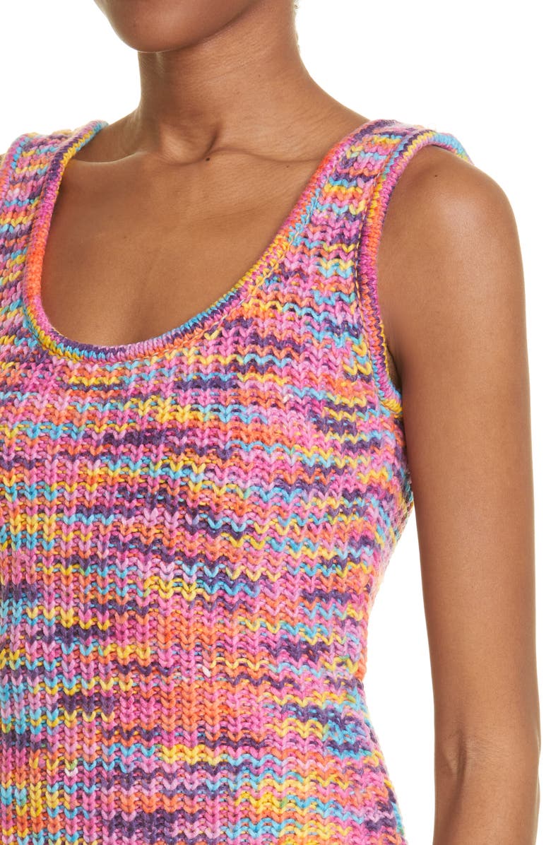 STAUD Gardenia Sweater Knit Minidress, Alternate, color,