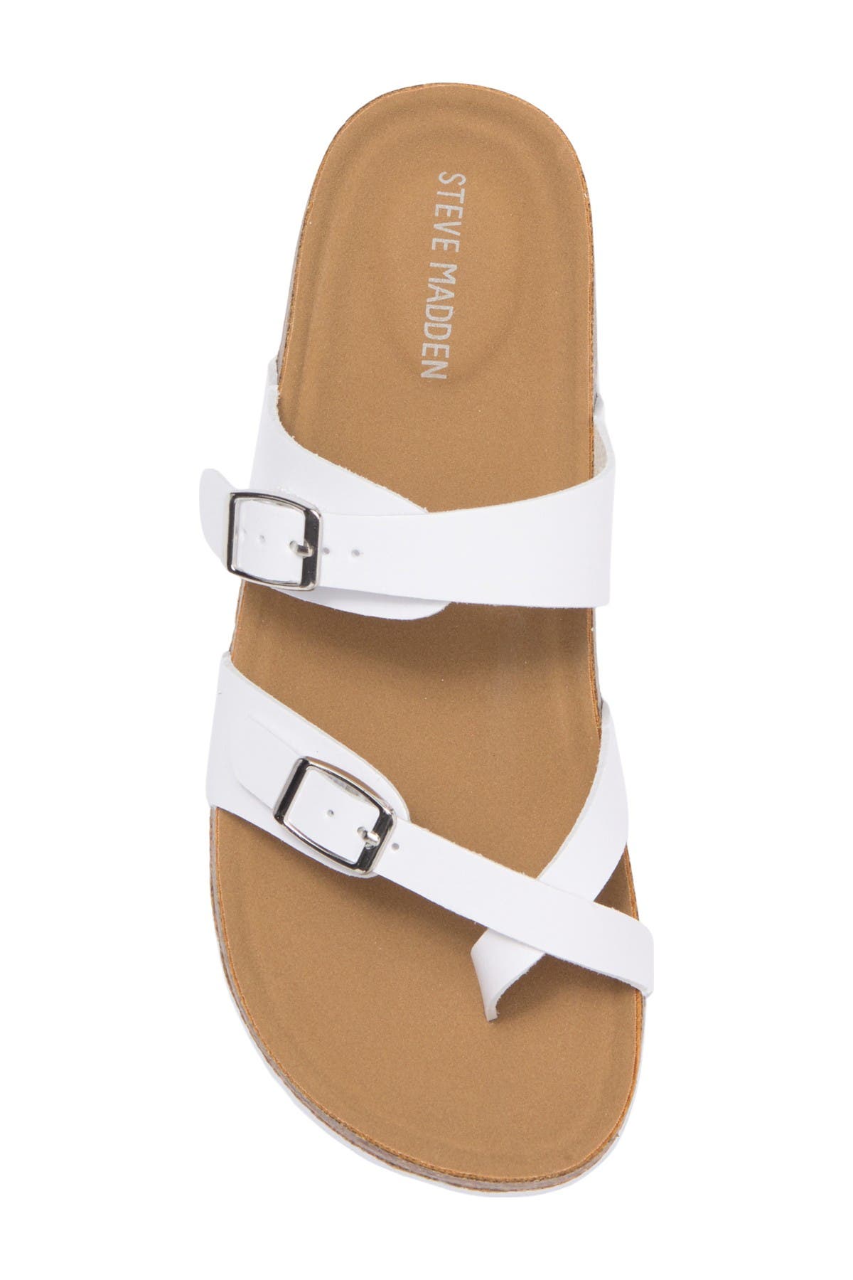 Steve Madden Beached Slide Sandal, Alternate, color, White