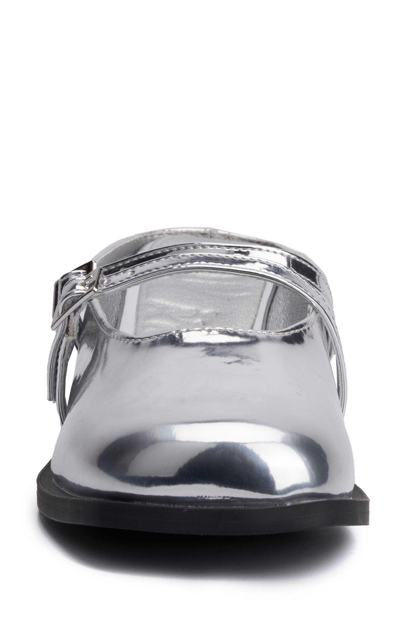 OLIVIA MILLER Aquarius Mule, Alternate, color, Silver