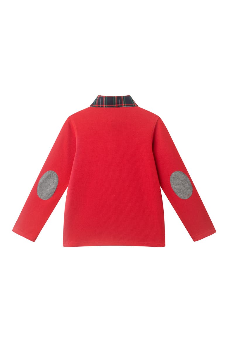 Kids' Long Sleeve Polo & Pants Set, Alternate, color, RED POLO