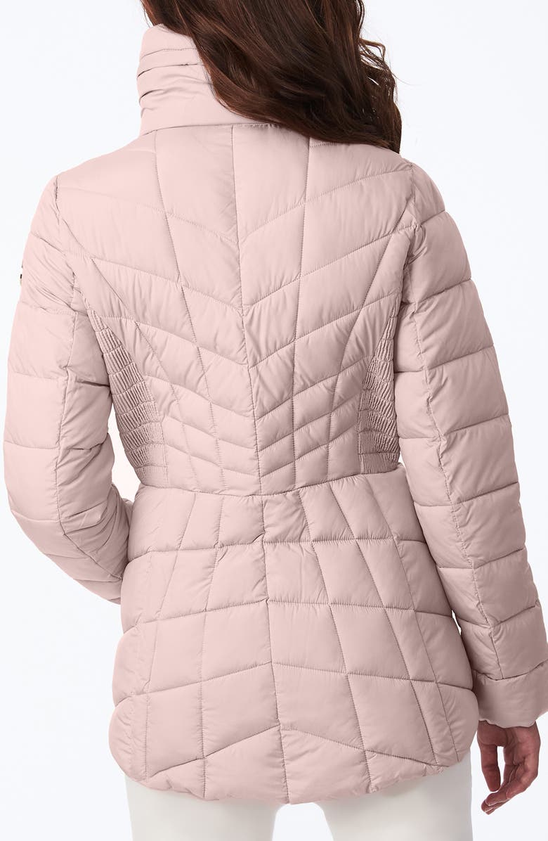 Bernardo Packable EcoPlume Coat, Alternate, color, Petal Pink