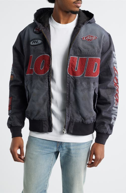 Rolling Loud Logo Cotton Mechanic's Jacket In Gray