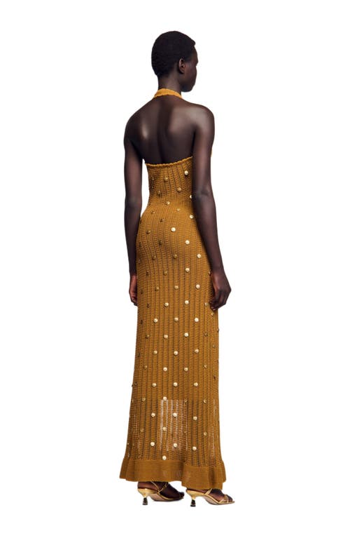 Sandro Embellished Maxi Dress