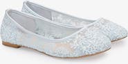 Kailee P Baba Crochet Lace Ballet Flats