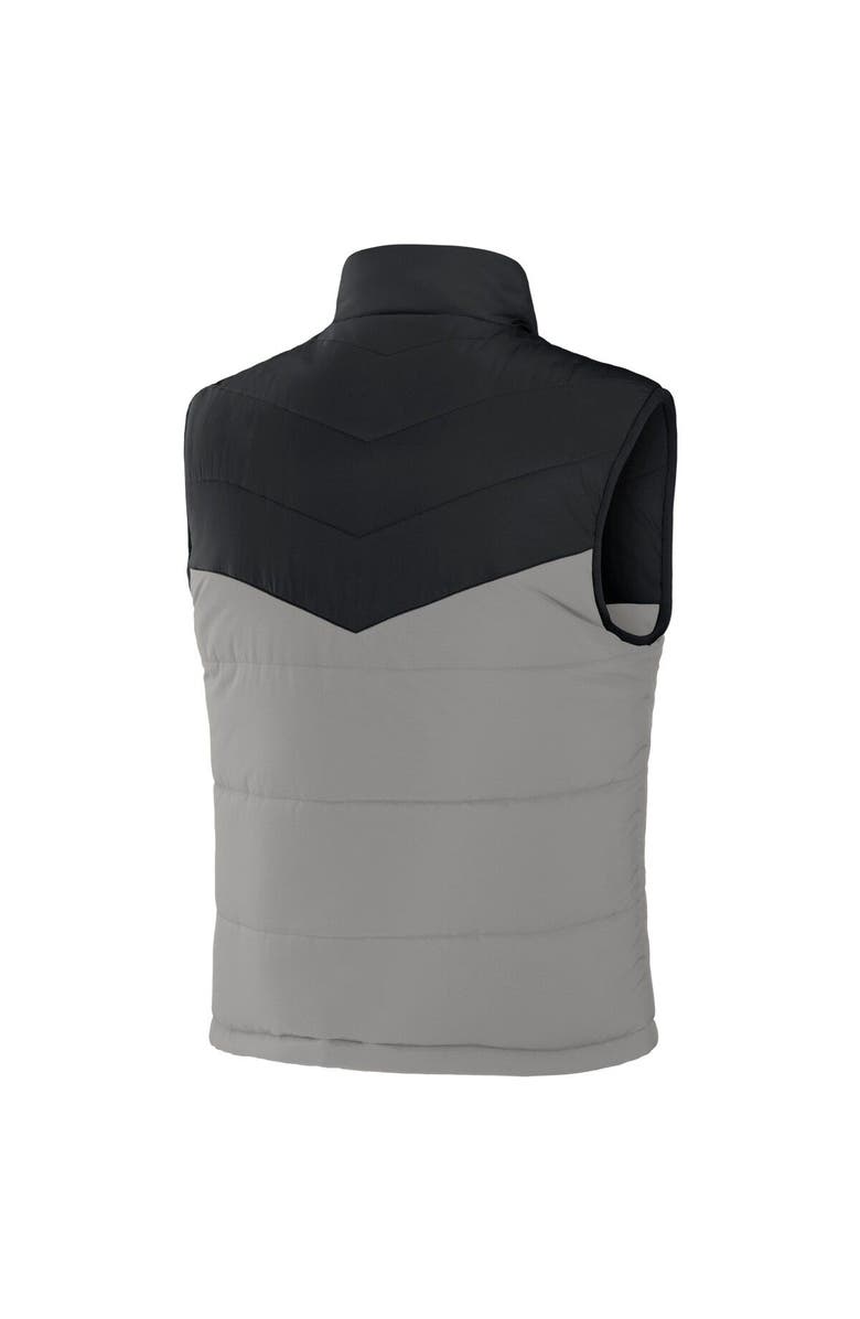 NFL X DARIUS RUCKER Men's NFL x Darius Rucker Collection by Fanatics Black Las Vegas Raiders Colorblocked Full-Zip Vest, Alternate, color, Black