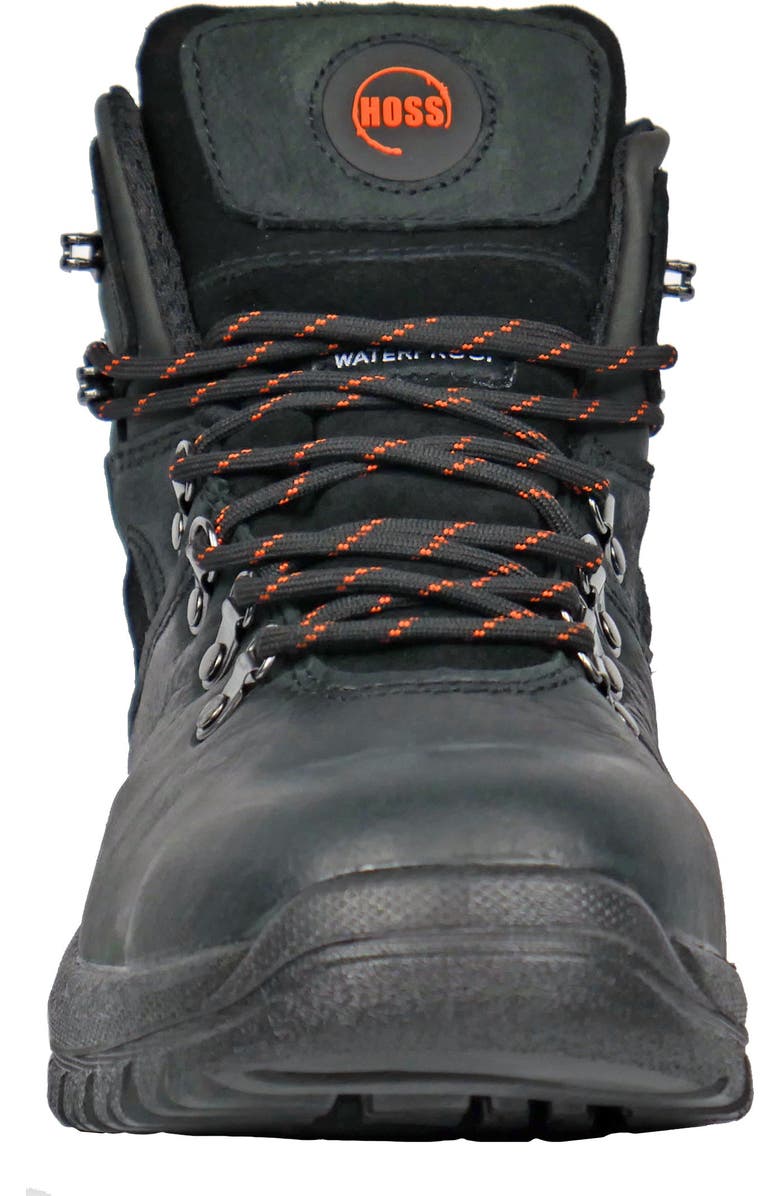 Hoss Boot Company HOSS Adam Steel Toe 6 Inch Work Boot, Alternate, color, Black