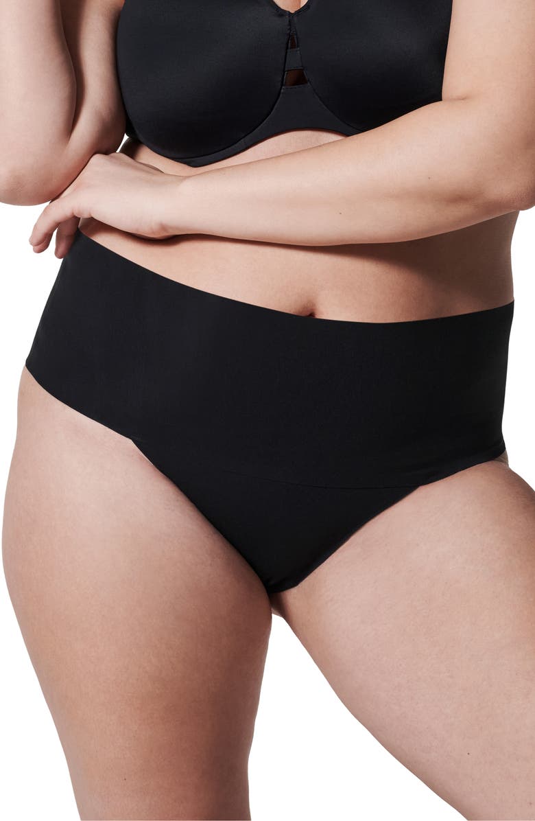 SPANX<sup>®</sup> SPANXsmooth<sup>™</sup> Undie-tectable Thong, Main, color, Very Black