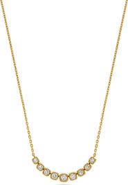 Ancona Fine Jewelry Milgrain Diamond Layered Pendant Necklace in 14K Yellow Gold