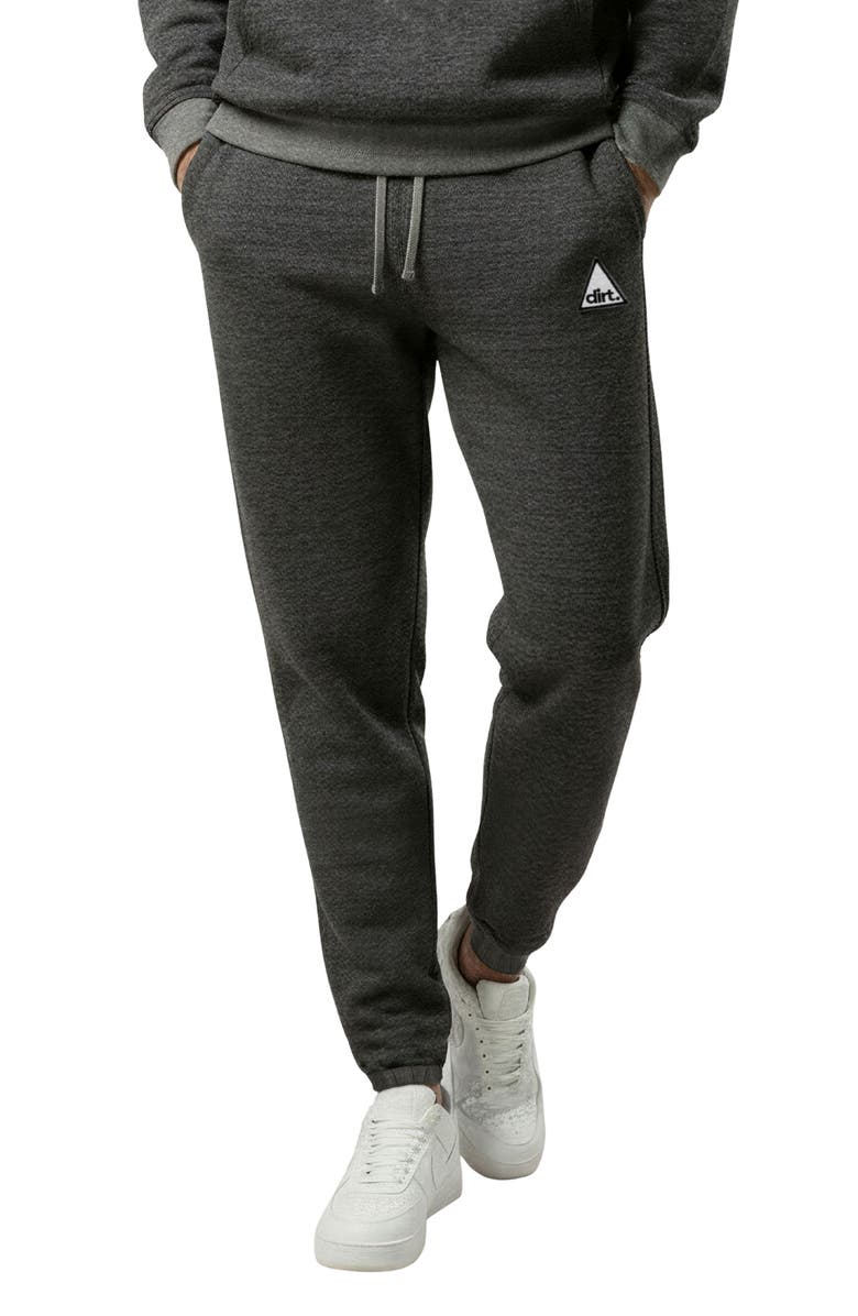 D.RT Skinny Textured Cotton Interlock Sweatpants, Main, color, Grey