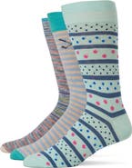 Lorenzo Uomo Assorted 3-Pack Crew Socks