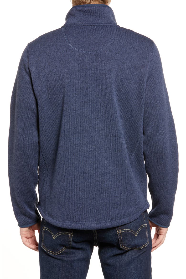 Men's Sweater Fleece Jacket, Alternate, color, BRIGHT NAVY