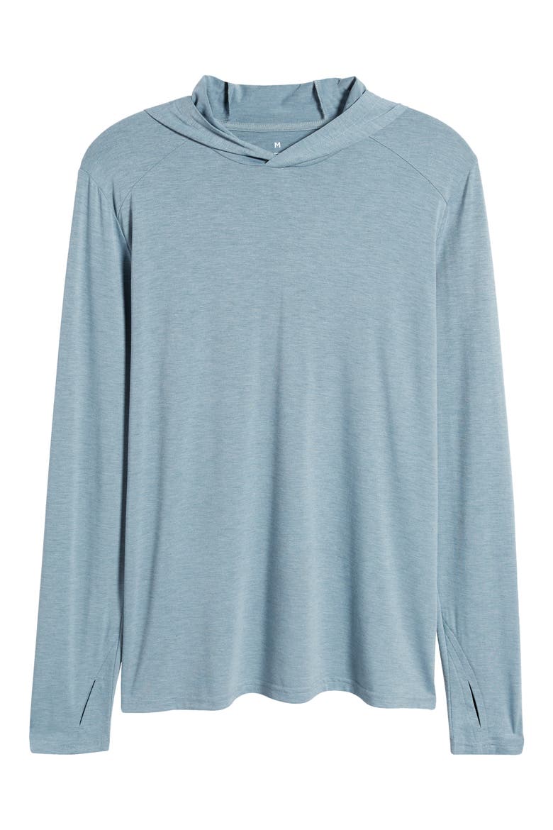 Shade UPF 50+ Hoodie, Alternate, color, HEATHER SLATE BLUE