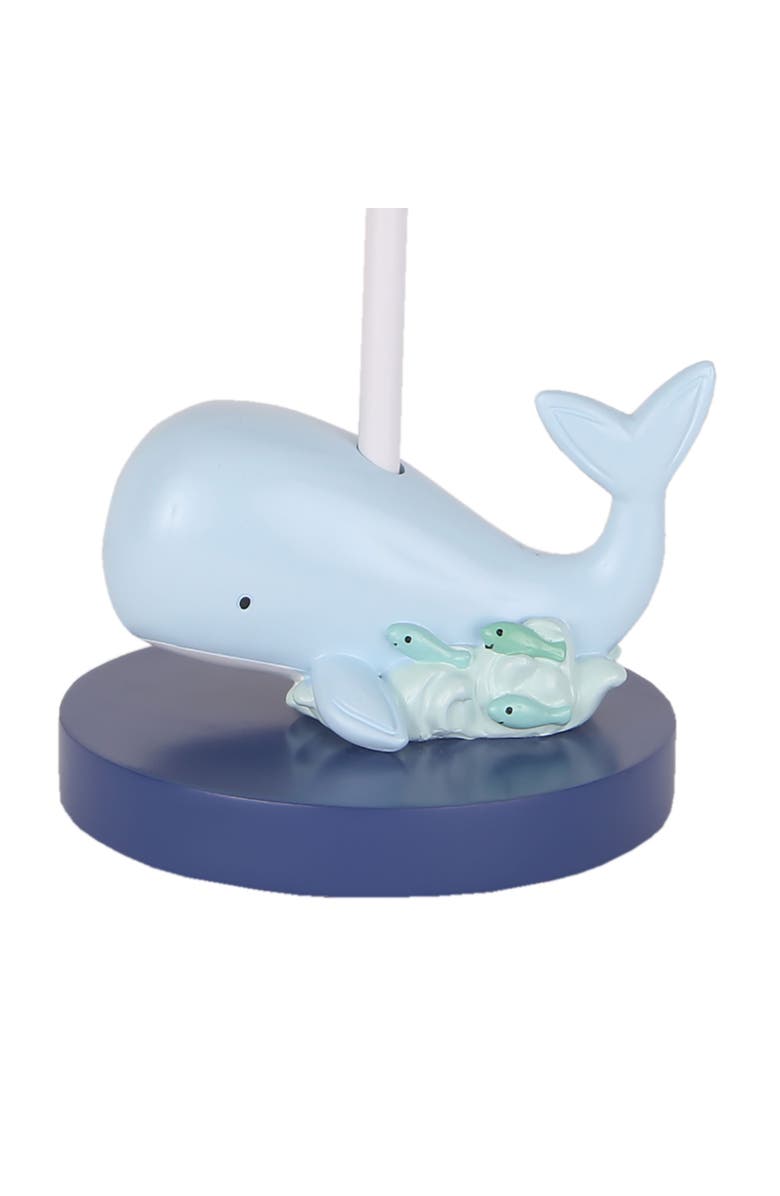 Lambs & Ivy Oceania Ocean/Sea/Nautical Nursery Lamp with Shade & Bulb, Alternate, color, Blue