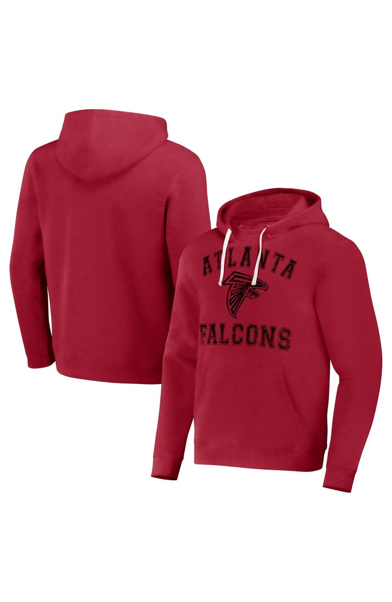 NFL X DARIUS RUCKER Men's NFL x Darius Rucker Collection by Fanatics Red Atlanta Falcons Coaches Pullover Hoodie, Main, color, Red