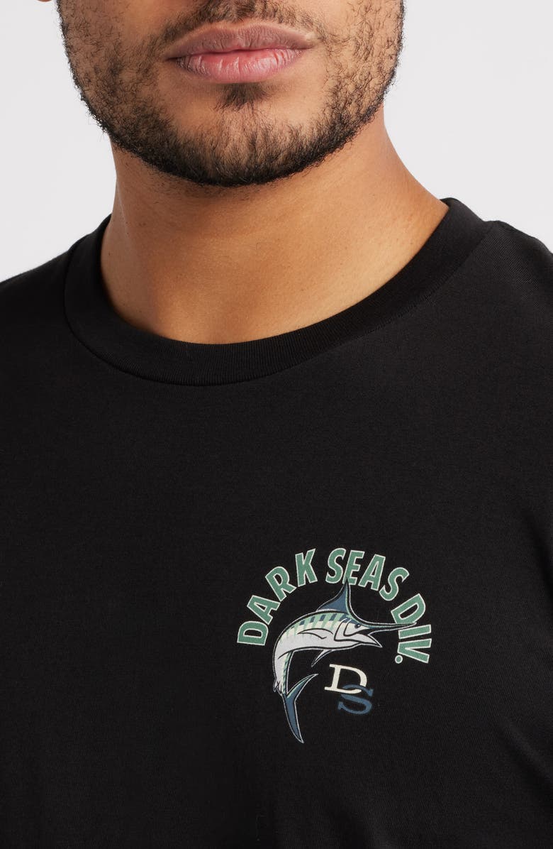 DARK SEAS Fly the Flag Cotton Graphic T-Shirt, Alternate, color, Black