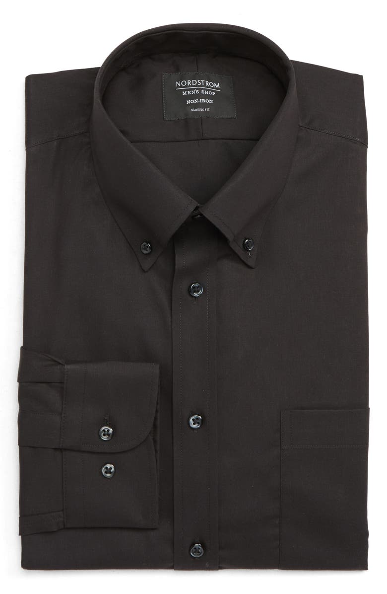 Nordstrom Classic Fit Non-Iron Dress Shirt, Alternate, color,