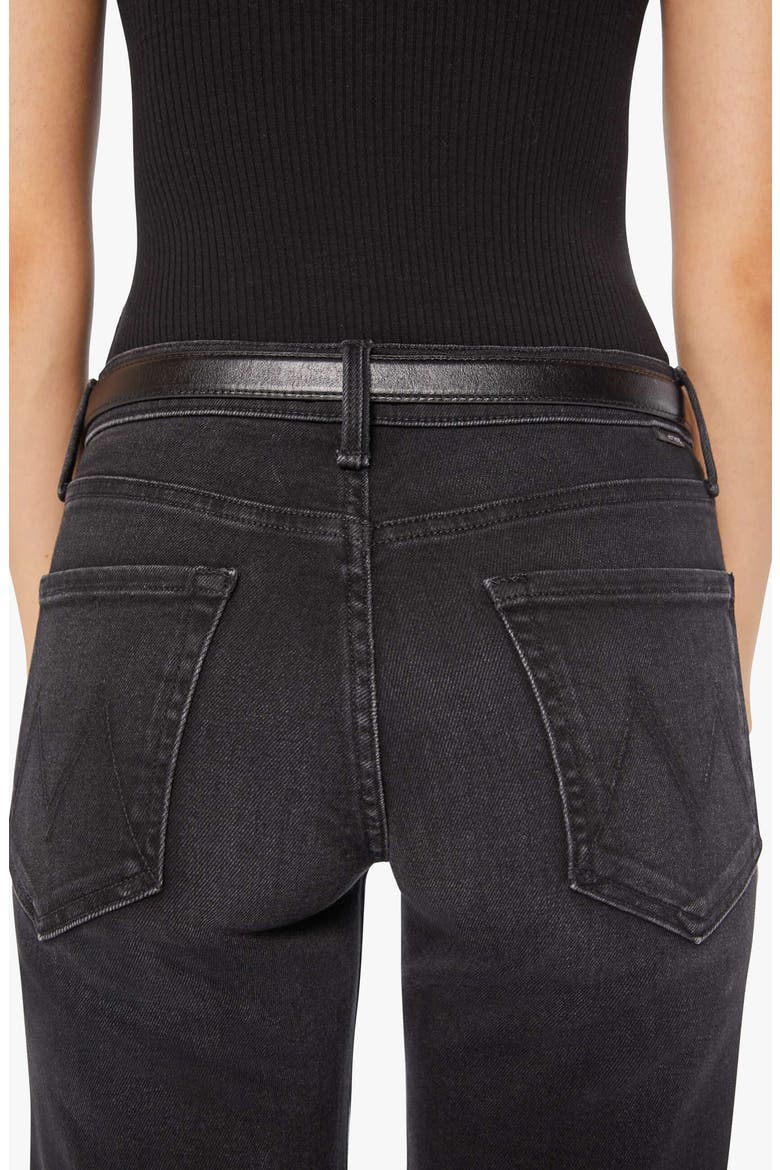 The Charm School Leather Belt, Alternate, color, BLACK