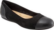 SoftWalk® Sonoma Cap Toe Flat