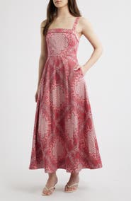 Hill House Home The Ezra Print Sleeveless Maxi Dress