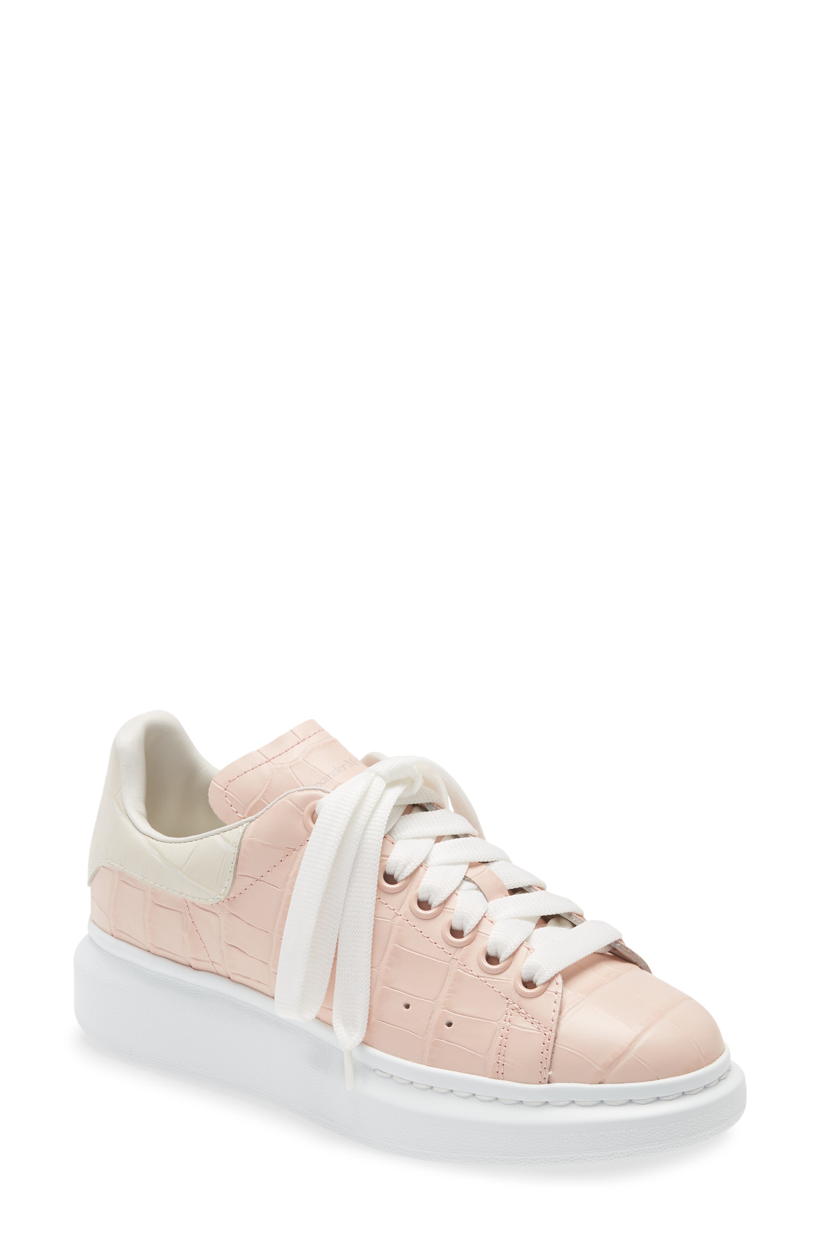 Alexander McQueen Oversize Sneaker, Main, color, PINK/ WHITE