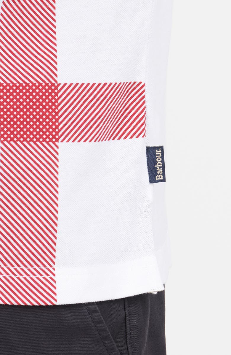 Barbour Blaine Tartan Polo, Alternate, color, White