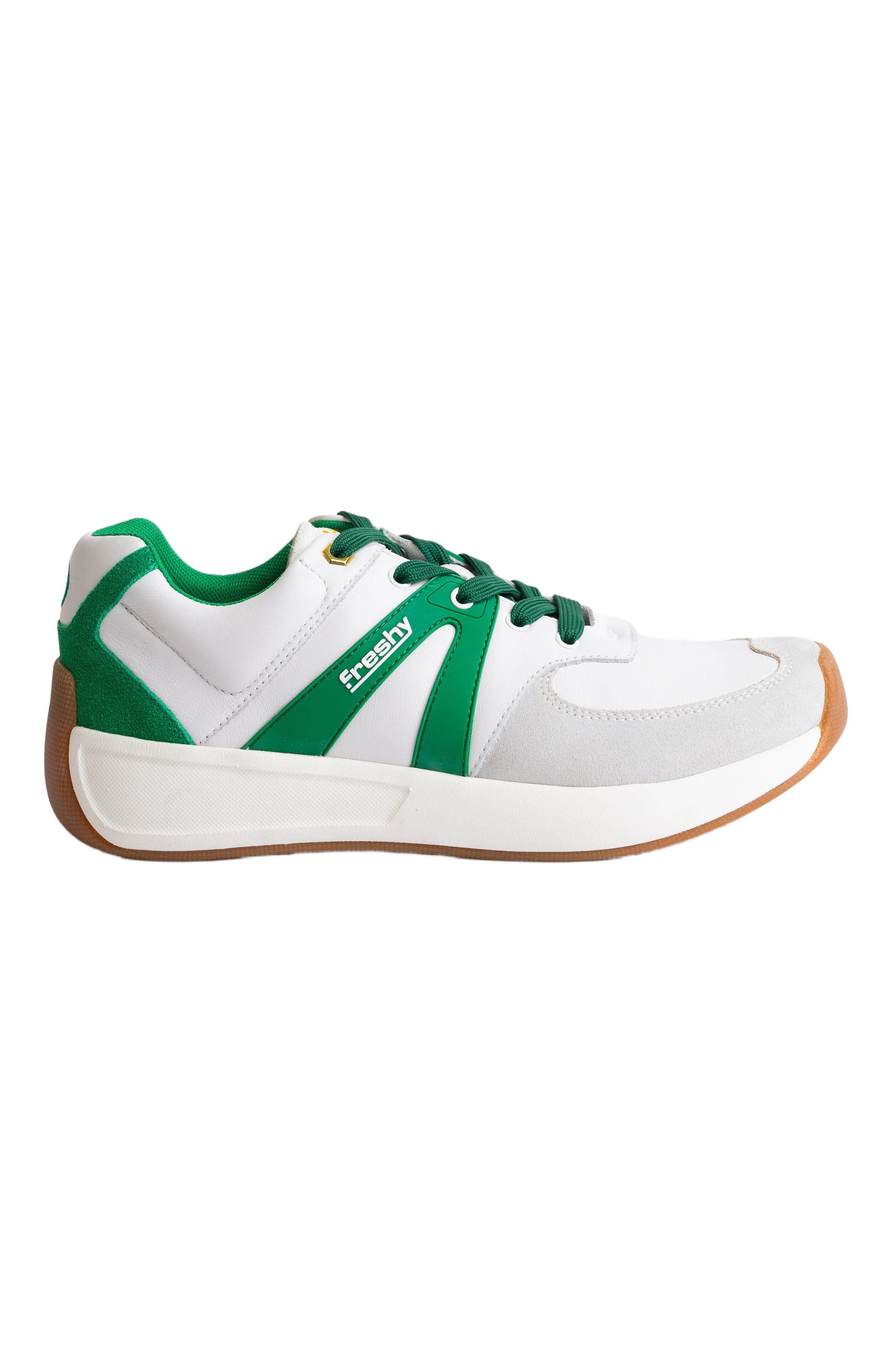 Freshy Supafly Lites Sneaker, Main, color, White/Green
