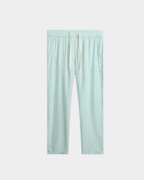 Salt Life Skipper Woven Lightweight Twill Pants In Green