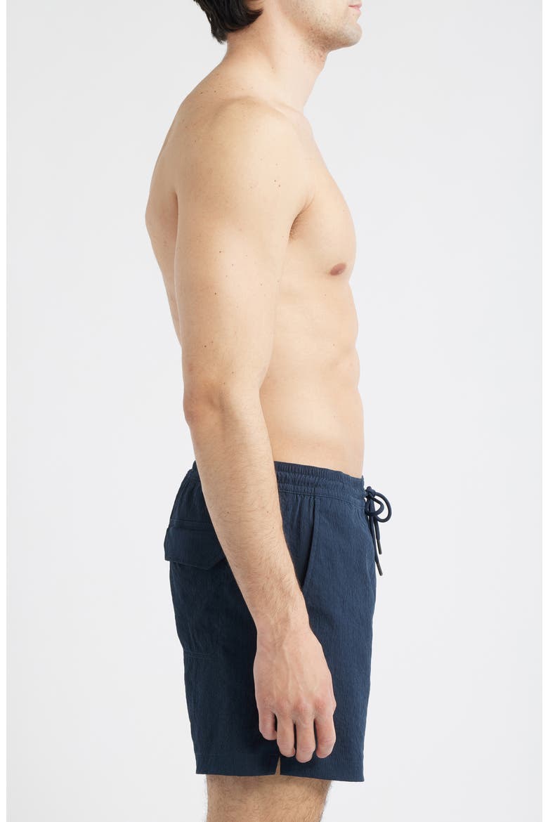 5-Inch Volley Swim Shorts, Alternate, color, NAVY ECLIPSE