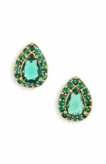Kate Spade New York teardrop pavé stud earrings