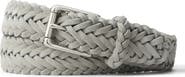 Ralph Lauren Purple Label Braided Suede Belt