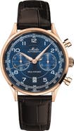 MIDO Multifort Patrimony Chronograph Leather Strap Watch