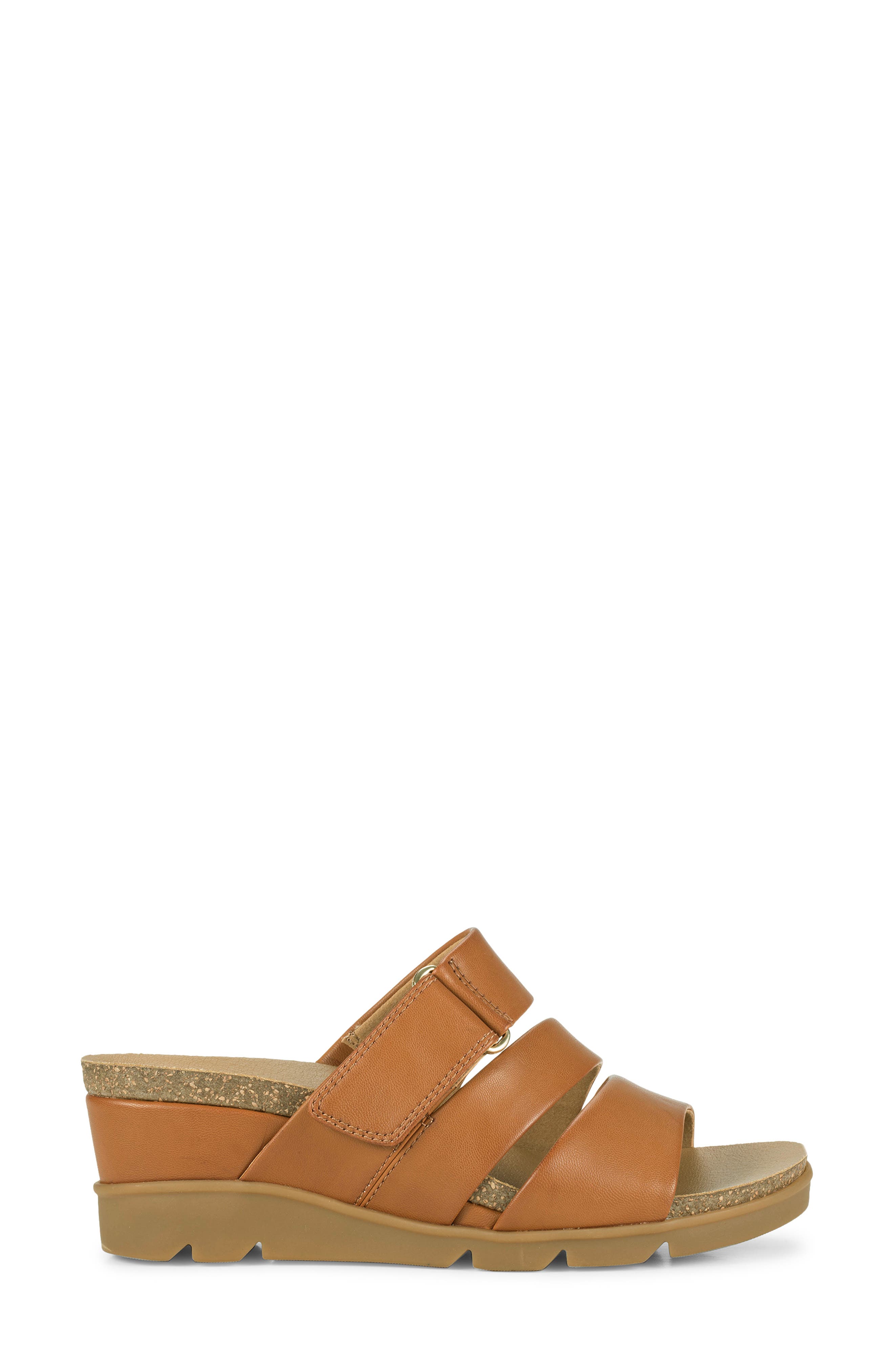 BARETRAPS Michi Wedge Sandal, Alternate, color, Dark Caramel