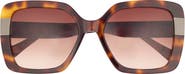 Ted Baker 56mm Gradient Square Sunglasses