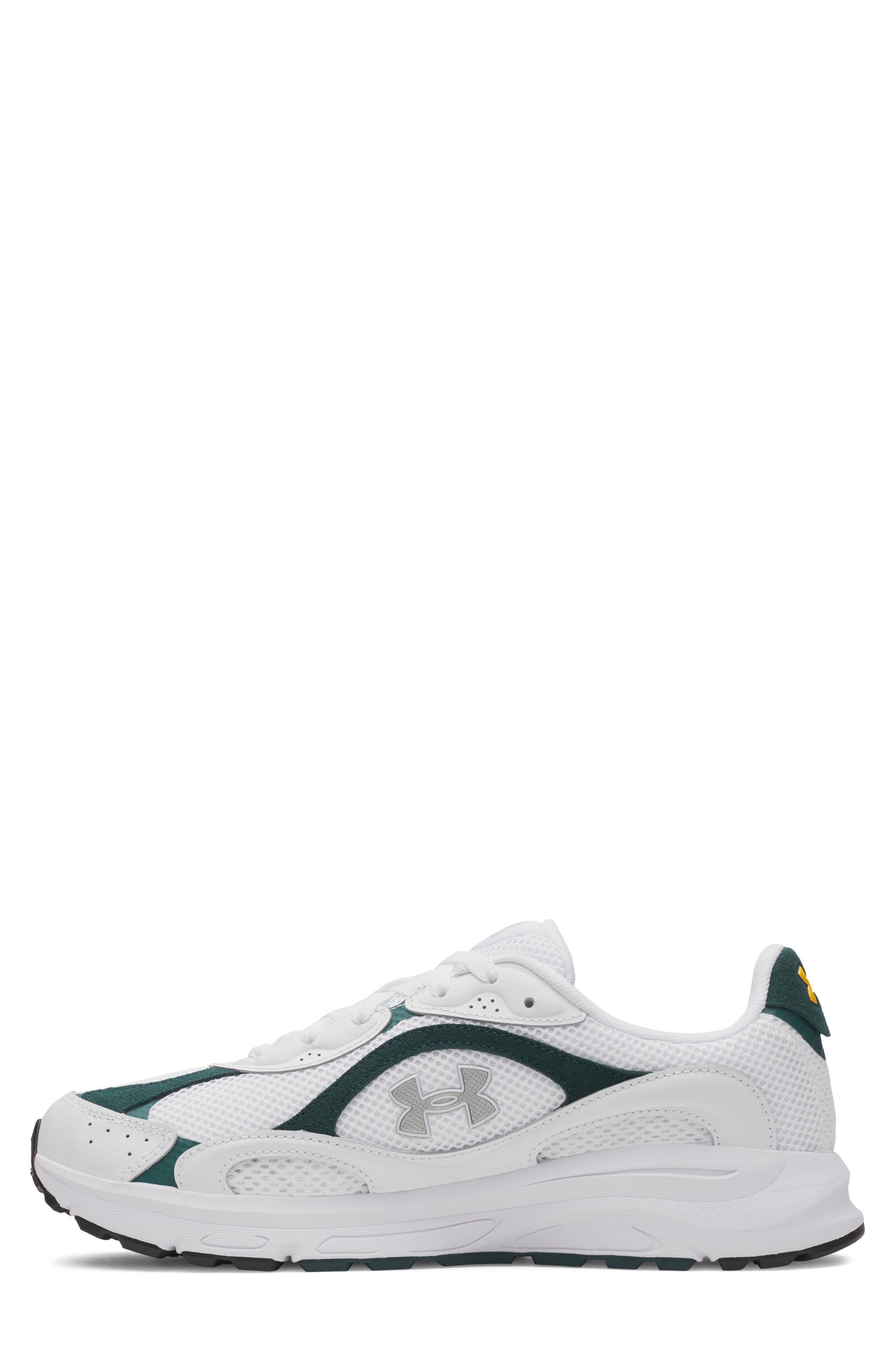 UA Tech Runner Sneaker, Alternate, color, WHITE/ ARDEN GREEN/ SILVER