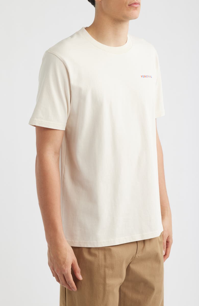 Percival Mixologist Martini Graphic T-Shirt, Alternate, color, Cream