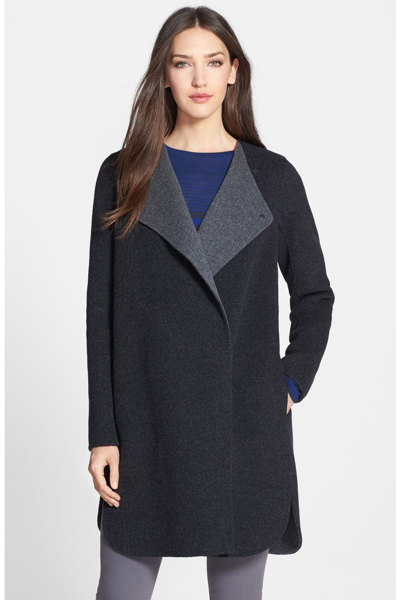 Two-Tone Coat, Alternate, color, CHARCOAL/ HEATHER GRAPHITE