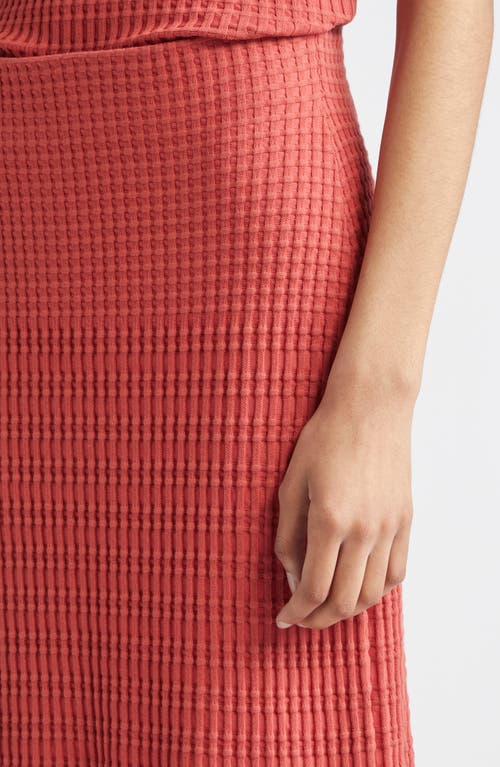 Lafayette 148 New York Mixed Rib Pull On Knit Skirt In Pink