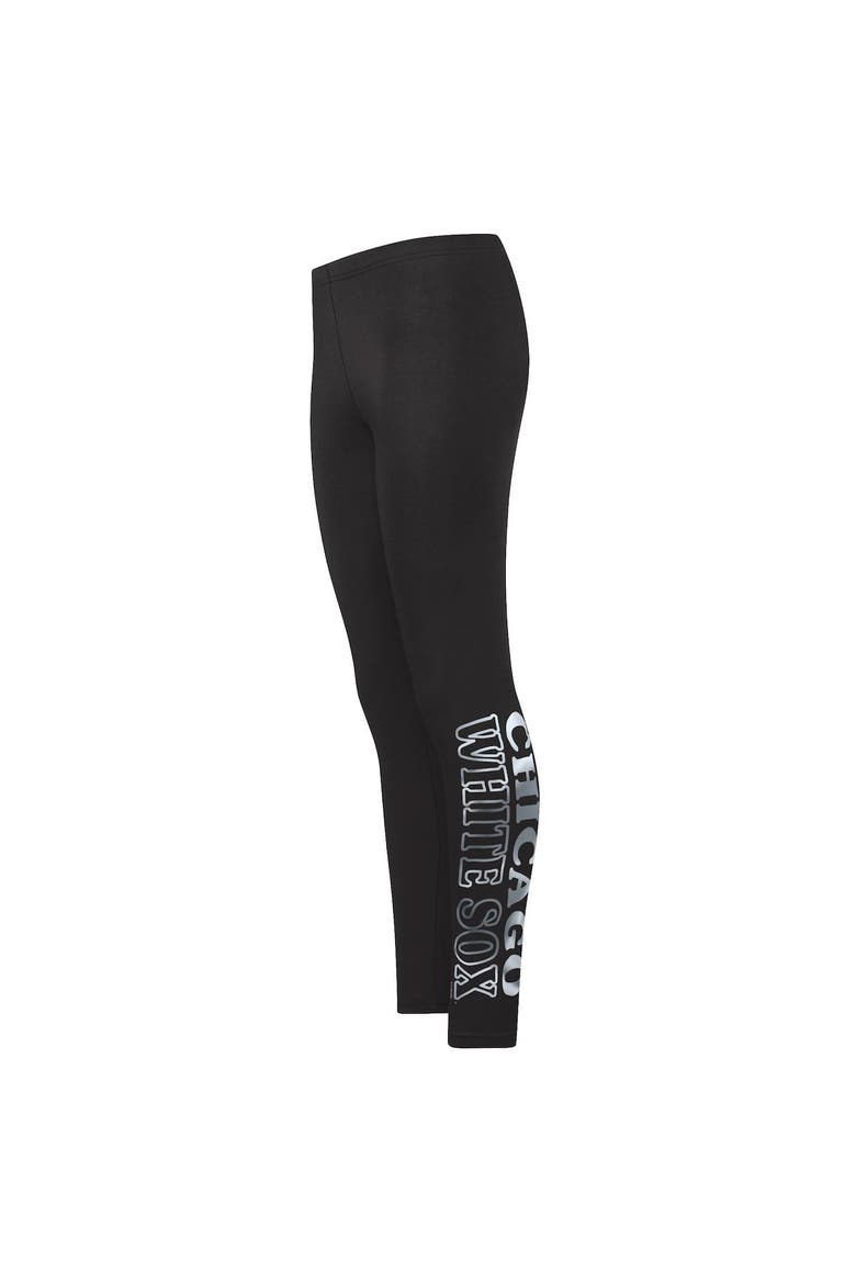Women's G-III 4Her by Carl Banks Black Chicago White Sox Stadium Leggings, Alternate, color, Black