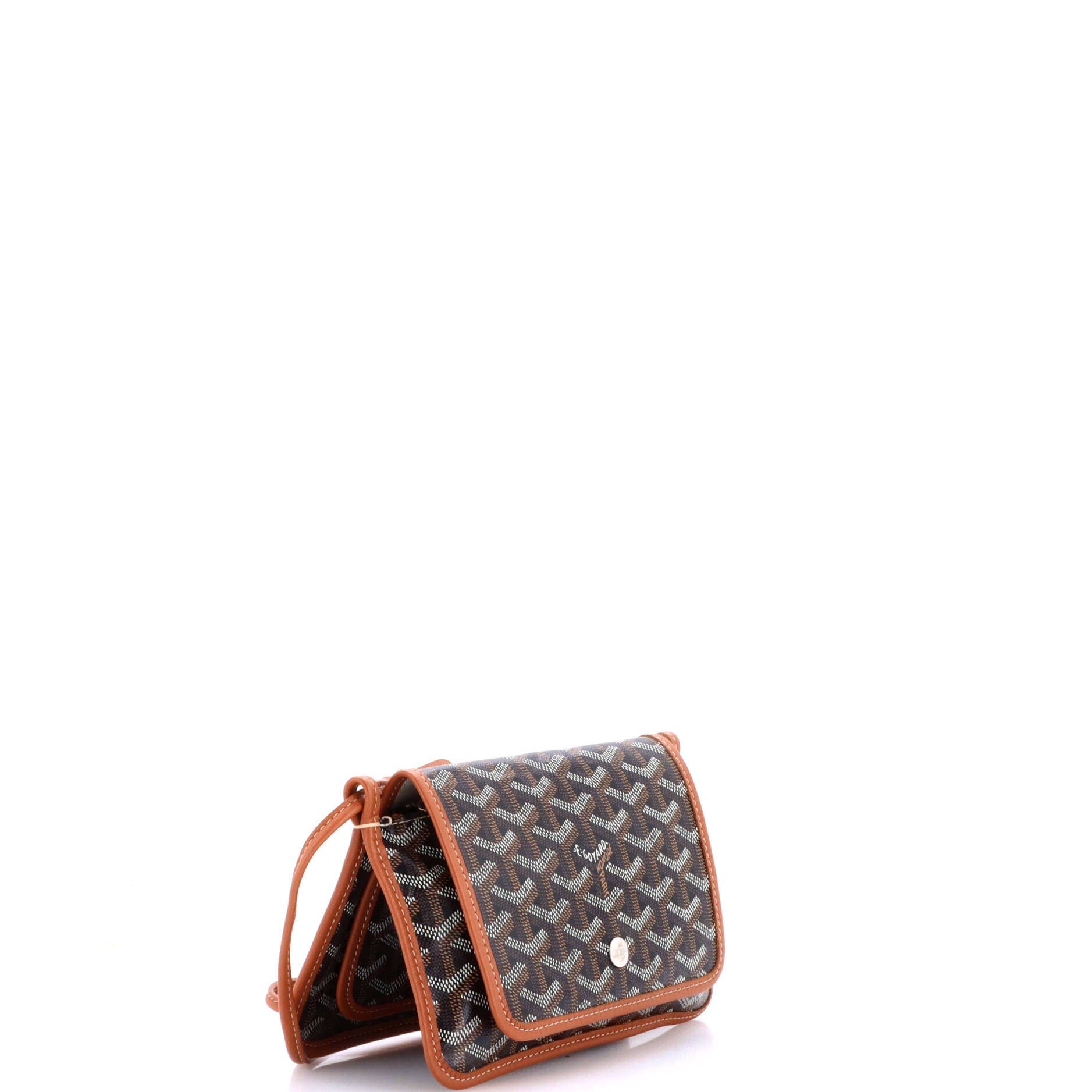 Plumet Clutch Wallet Coated Canvas, Alternate, color, Black
