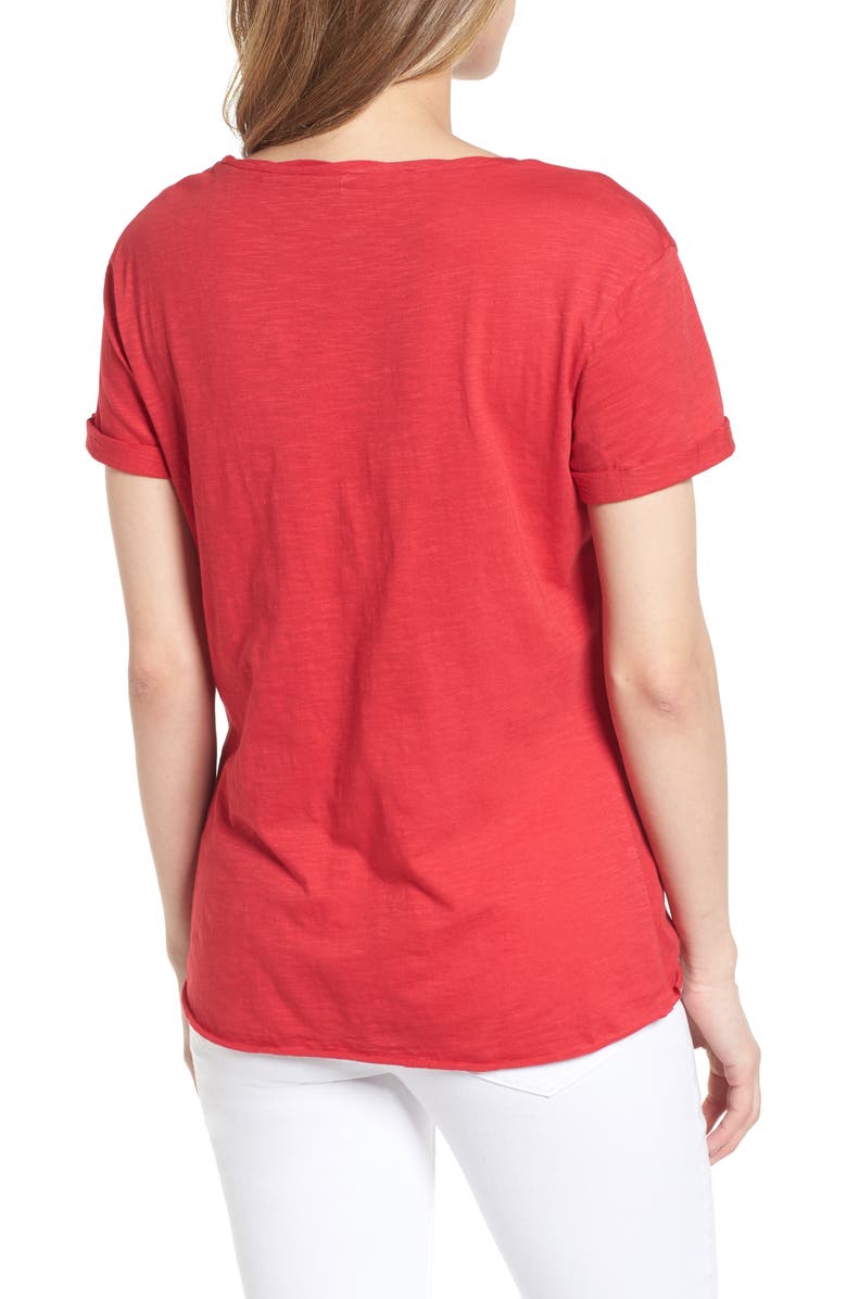 Caslon<sup>®</sup> Knotted Tee, Alternate, color, 