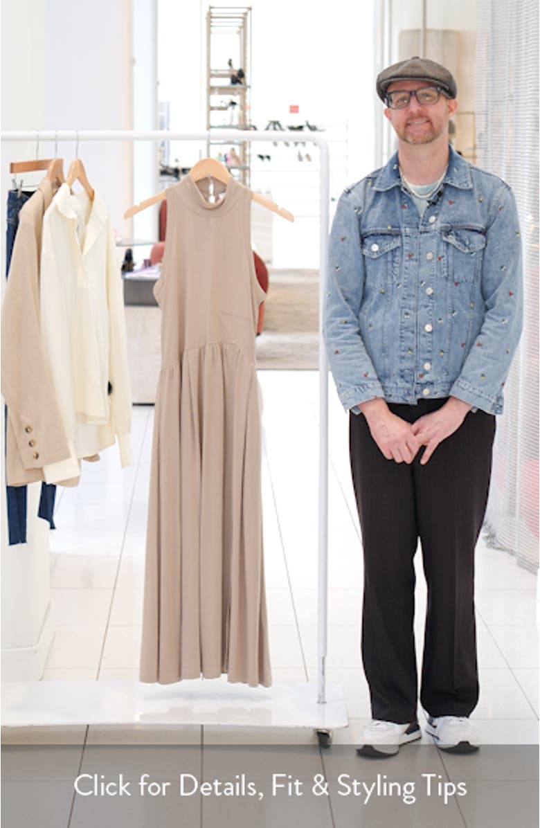 Blake Turtleneck Sleeveless Dress, sales video thumbnail