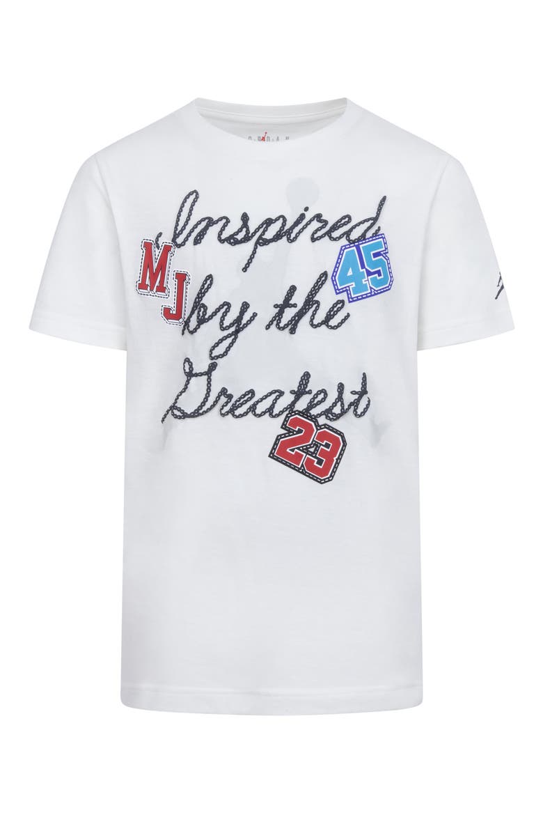 Kids' Inspired Patches Graphic T-Shirt, Main, color, 782SAIL