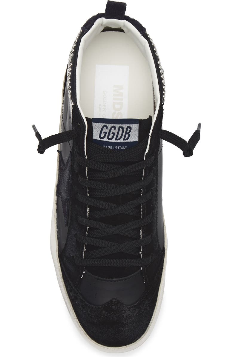 Golden Goose Mid Star Sneaker, Alternate, color, Black/ Blue