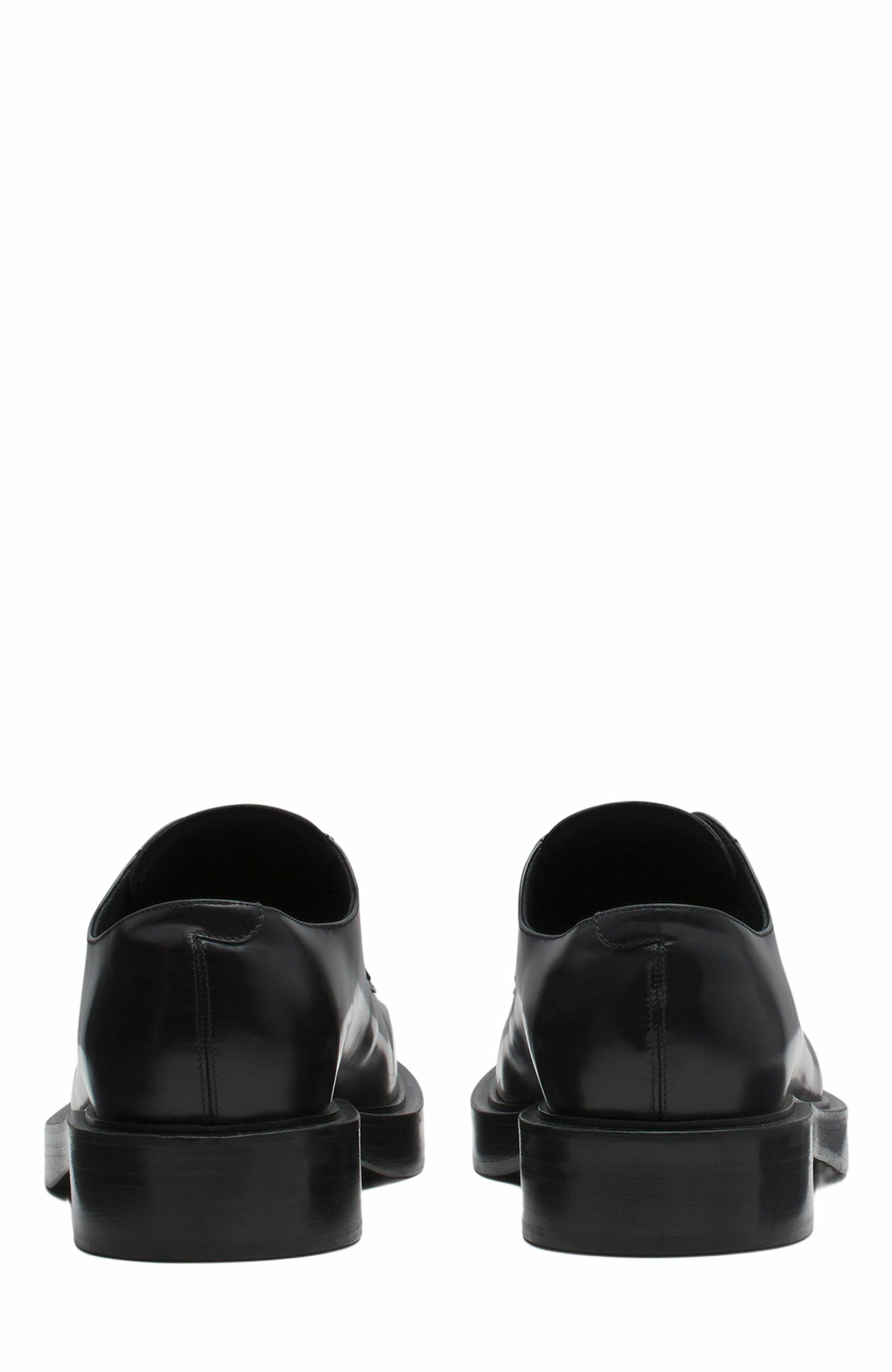 Lanvin Banjo Leather Richelieu, Alternate, color, 