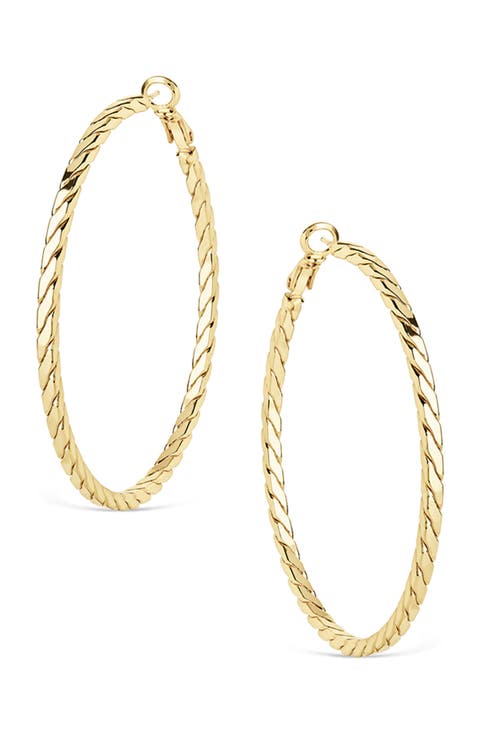 Everyday Fringe Hoop Earrings