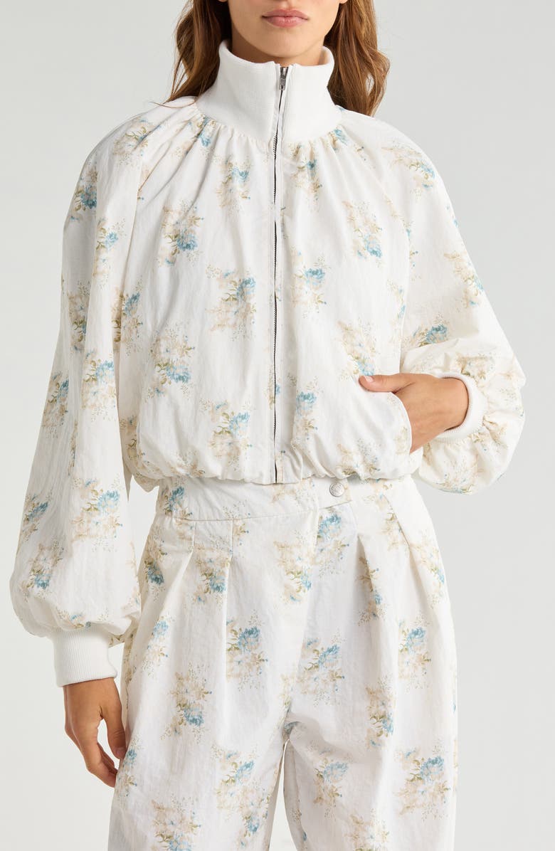AFRM Derry Nylon Jacket, Alternate, color, Antique Peony