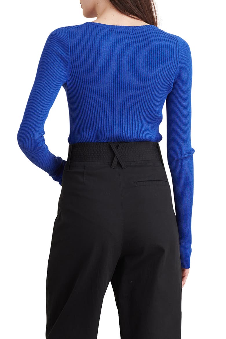 Ribolata Wool Blend Pullover, Alternate, color, TRUE BLUE