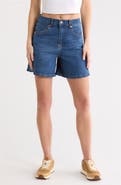Vigoss Side Slit Denim Shorts