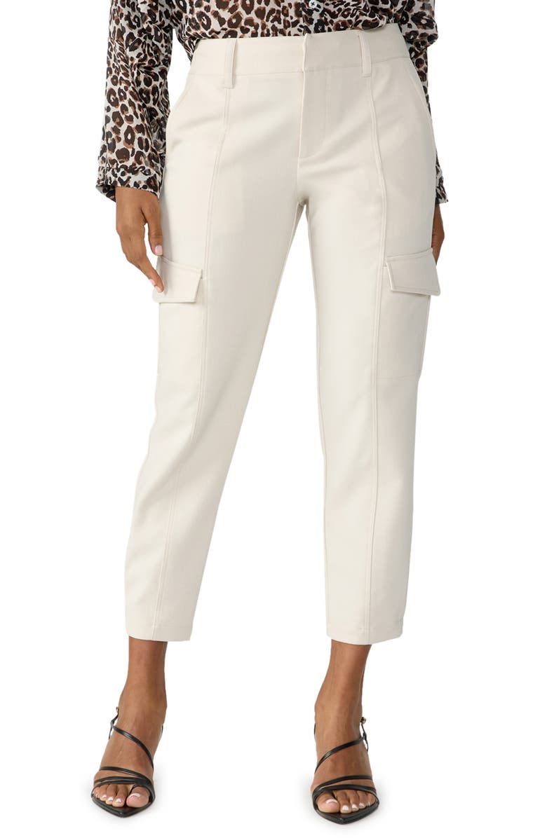 Sanctuary Polished Straight Leg Crop Cargo Pants, Main, color, 