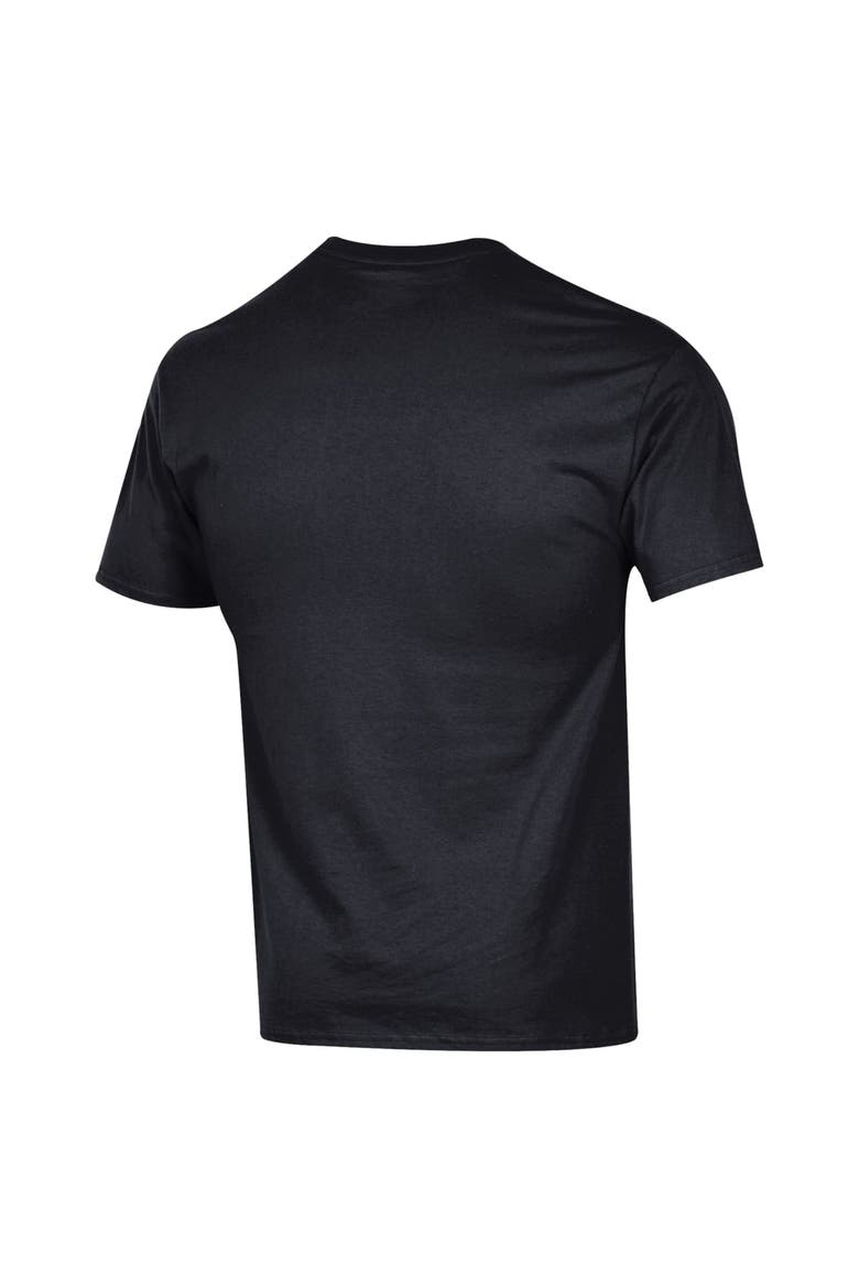 Men's Champion  Black San Antonio Spurs Basketball Jersey Cotton T-Shirt, Alternate, color, Black